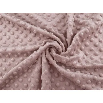 Minky s 3D puntíky SAN béžová velbloudí 1 m