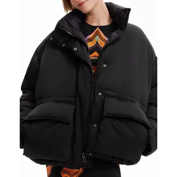 Dámská bunda Desigual by María Escoté bunda, L (Dámská oversize bunda Desigual María Escoté)