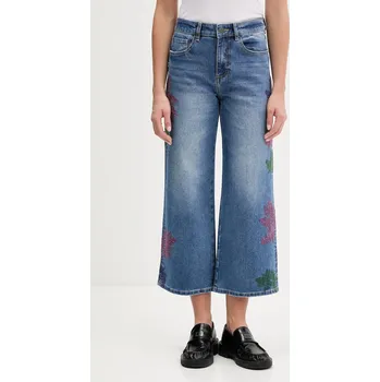 Dámské džíny Džíny Desigual BOTANI dámské, high waist, 25WWDD21 modrá 55J, vel. 38