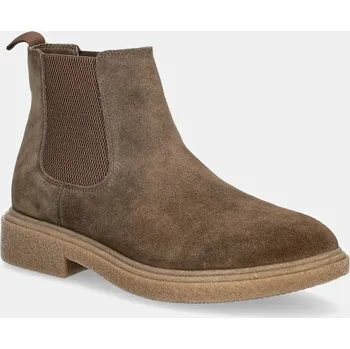 Pánská obuv Semišové kotníkové boty Aldo ZEDDYY/ 232 14174559 hnědá 88X, EUR 45