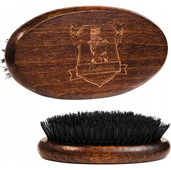 Péče o vousy Kartáč na vousy z kančí štětiny, tmavý