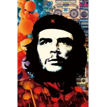 Obraz Obraz Ernesto 80x120 cm černý/oranžový