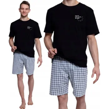 Pánské pyžamo Pánské bavlněné krátké pyžamo Sensis TIMMY, vel. XL