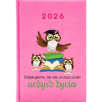 Kalendář Knižkový kalendář 2026 A5 FunnyCase růžový