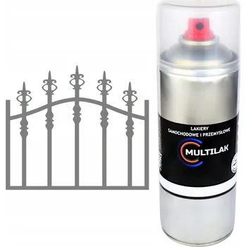 Barva ve spreji Profesionální lesklý antikorozní lak ve spreji na ocel, kov a plech RAL 7005