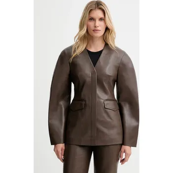 Pánská softshellová bunda Bunda Nanushka NW25PFJK14878 hnědá 89X, vel. M