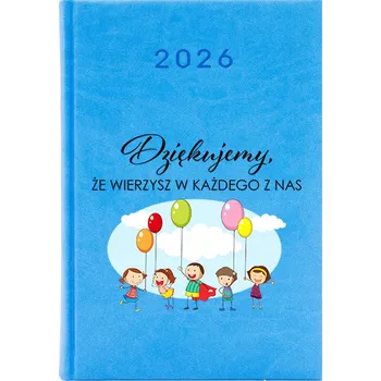 Kalendář Knižkový kalendář 2026 A5 FunnyCase modrý