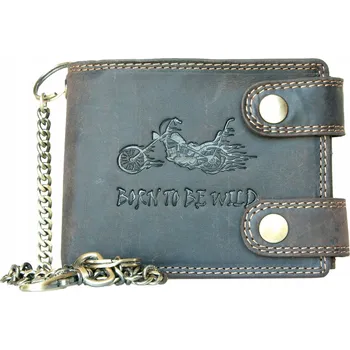 Peněženka FLW peněženka z přírodní kůže hnědá - muž