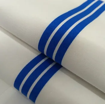 DOMESTIK 145/P03 modrý pruh do zdravotnictví 150cm / VELKOOBCHOD Ceník: VELKOOBCHOD: po celých rolích, bez odvíjení