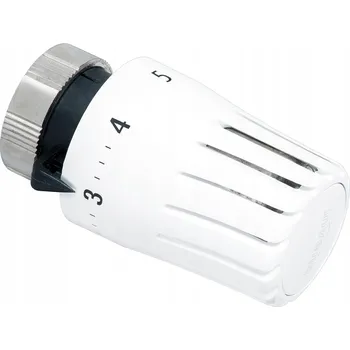 Hlavice pro radiátor Termostatická kartuše termostat s otočnou hlavicí k radiátoru bílá závit M30x1,5