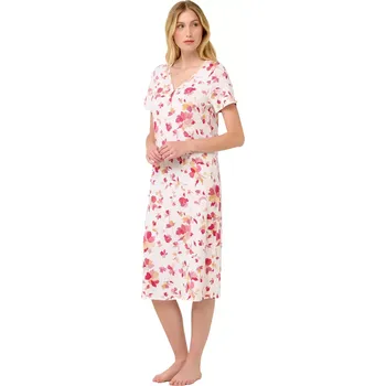 Dámské noční prádlo Letní noční košile Vamp s potiskem 22063 rose taupe velikost XL