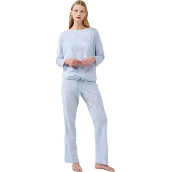 Dámská móda Dámské pyžamo Vamp s geometrickým potiskem 21384 velikost XXL