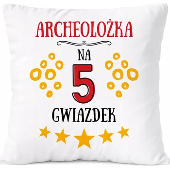 Obraz Dárek Polštář pro knihovníky s potiskem , bílý