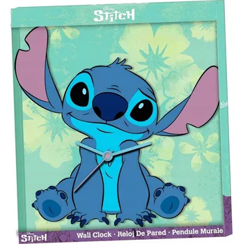 Hodiny Nástěnné hodiny Stitch XL MDF LAS3069 Kids Euroswan