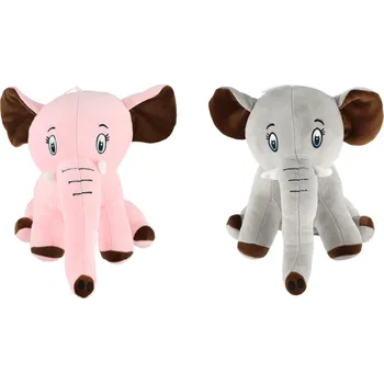 plyšák Teddies Slon sedící plyš 30cm 2 barvy