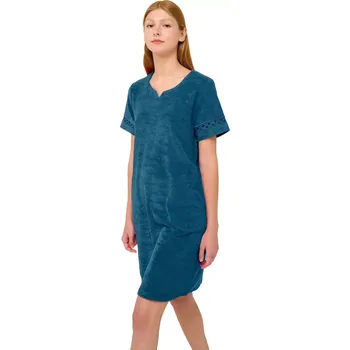 Dámské šaty Plážové šaty Frottee se zipem Vamp 22586 blue lyons velikost S