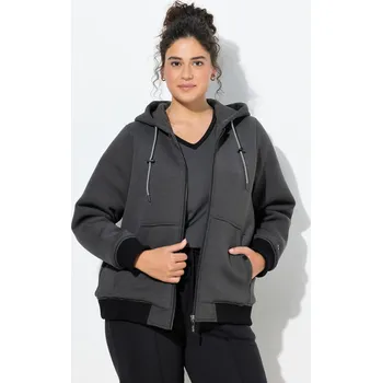 Pánská softshellová bunda Ulla Popken, Plus size Softshellová bunda, vodoodpudivá, prošívaná podšívka, kapuce pro plnoštíhlé nadměrná velikost, 845135100-1129, černý, 46/48, Nadměrné velikosti, Plus size oblečení, Oblečení pro boubelky, Oblečení pro baculky, Oblečení pro plnoštíhl