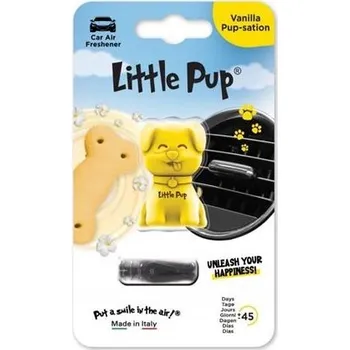 Vůně do auta Vůně do auta "Vanilla Pup-sation", žlutá, LITTLE PUP 7640186843584