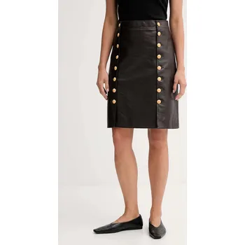 Dámská sukně Kožená sukně Bally WLE07G hnědá 89X, vel. 34