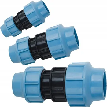 Vodovodní potrubí ŠROUBOVÁ PŘECHODKA NÁTRUBEK REDUKČNÍ FI 25X20 PŘÍMÁ PRO PE VODNÍ TRUBKY AGAFLEX