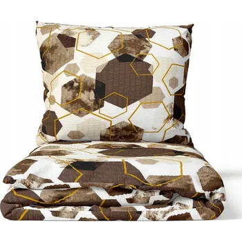 Povlečení KREPOVÉ POVLEČENÍ 160X200 VZOR BÍLÁ HRUBÁ POLSKÁ