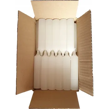 Svíčka Tradiční parafínová svíčka bez vůně Luna