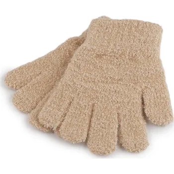 Deštník Dětské pletené rukavice froté béžová světlá 1 pár