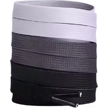 Tkaničky do bot Široké tkaničky do bot, jeden pár - Černé ombré, 120 cm