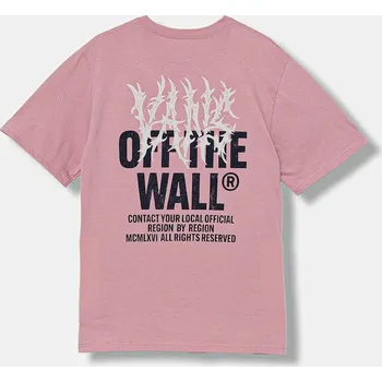 Chlapecké oblečení Dětské bavlněné tričko Vans Metal Wall SS VN000R03EN71 růžová 30X, vel. 139.5-151