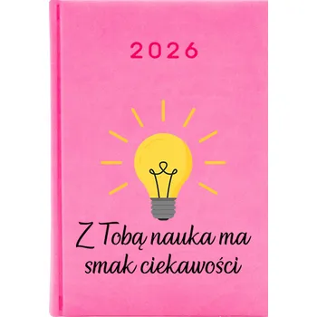 Kalendář Knižkový kalendář 2026 A5 FunnyCase růžový