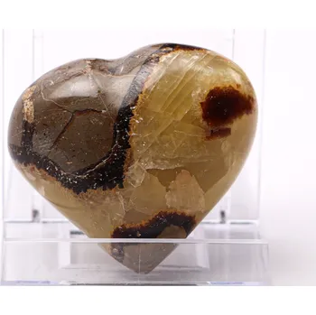 Drahý kámen Magieprirody.cz Srdce Septárie 56 x 51 mm 115 g přírodní kámen #D356