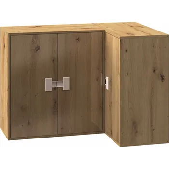 Dětská skříň Max-i Komoda rohová BREYSTON 9 do dětského pokoje | dub artisan