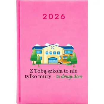 Kalendář Knižkový kalendář 2026 A5 FunnyCase růžový