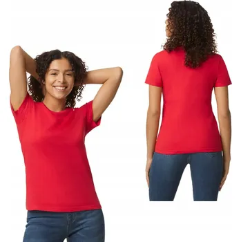 Tričko tričko Gildan SOFSTYLE GIL6500 ČERVENÉ, velikost M