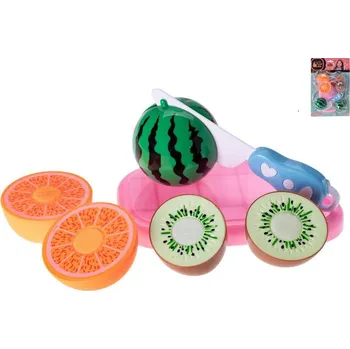 Hra na obchod Sada ovoce na suchý zip 8 ks