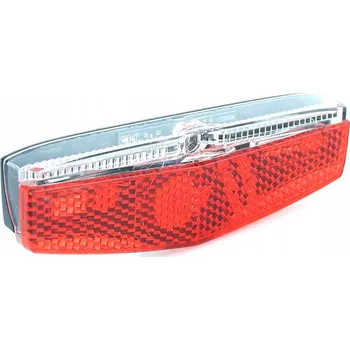 Cyklosvítilna Zadní světlo X-LIGHT na nosič zavazadel, 1 super LED, dynamo