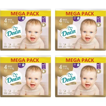 jednorázová plena 4x Dada MEGA PACK extra care vel.4, 7-16kg, 80ks