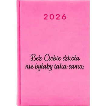 Kalendář Knižkový kalendář 2026 A5 FunnyCase růžový