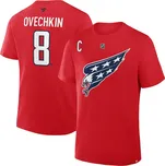 Fanatics Pánské tričko Alexander Ovechkin #8 Washington Capitals NHL Stack Name & Number 2025/26 T-Shirt - Red Velikost: S