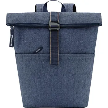 Školní batoh Reisenthel Rolltop Herringbone Dark Blue + Sleva 5% s kódem AKCE5