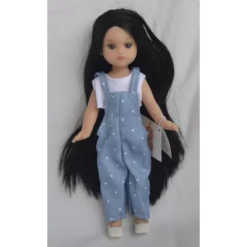 Panenka Realistická panenka Judith s černými vlasy od f. Paola Reina ze Španělska (Las Miniamigas)