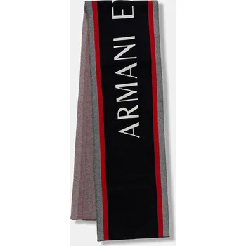 Šála Šála s přídavkem vlny Armani Exchange XM001552.AF13776 námořnická modř 59A, vel. ONE SIZE