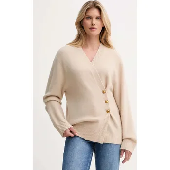 Dámský svetr Kardigan s příměsí vlny ISABELLE BLANCHE IS25FW.M152.F007 béžová 01B, vel. L