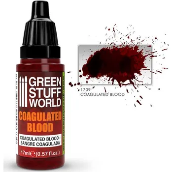 Příslušenství k deskovým hrám Green Stuff World Coagulated Blood - barva efekt krve 17ml (Green Stuff World)