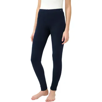 Dámské kalhoty Dámské elegantní bavlněné legíny Vamp 23170 blue velikost XXL