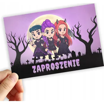 Pozvánka POZVÁNKA NA HALLOWEENSKOU PÁRTY HALOŁIN - LOVCI DÉMONŮ - POZVÁNKY