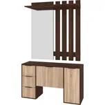 Předsíňová stěna ALIYA MDF Barva: ořech - tmavý + dub sonoma