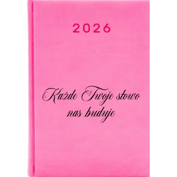 Kalendář Knižkový kalendář 2026 A5 FunnyCase růžový