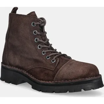 Pánské tenisky Semišové boty Fly London KELF167FLY P211167001 hnědá 98X, EUR 45