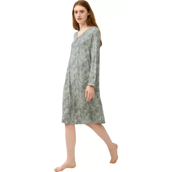 Dámské noční prádlo Dámská noční košile z mikromodalu Vamp 23015 green sage velikost M